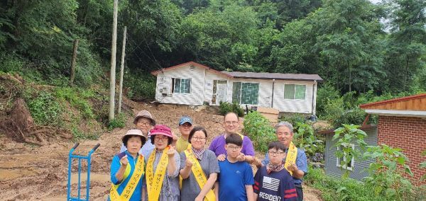 일죽면 기독교연합회 수해복구 지원