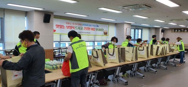 화도읍지역사회보장협의체, 수해피해민 및 취약계층에게 보양식 꾸러미 지원