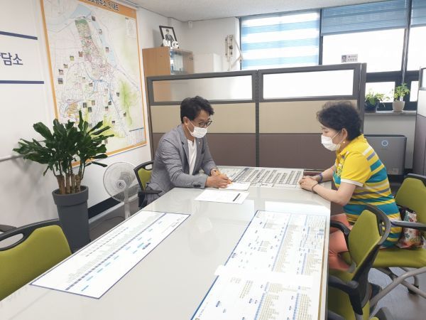 경기도의회 하남상담소 추민규 도의원, 하남시 자원봉사단체협의회와 정담회 가져