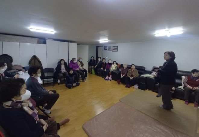 광주시 탄벌동, 새해맞이 경로당 방문으로 소통 행정 펼쳐