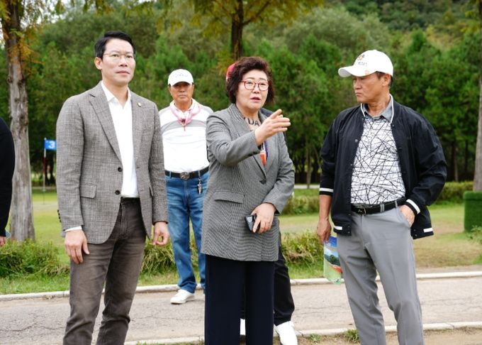 포천시의회, 화천군 파크골프장 벤치마킹 실시