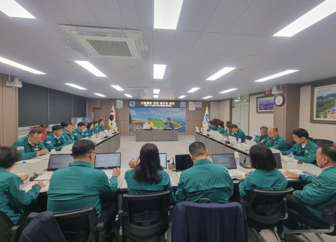 고성군, 산불예방 관련 읍·면장 회의