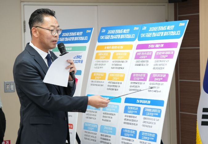전남도 2026년도 예산안 브리핑