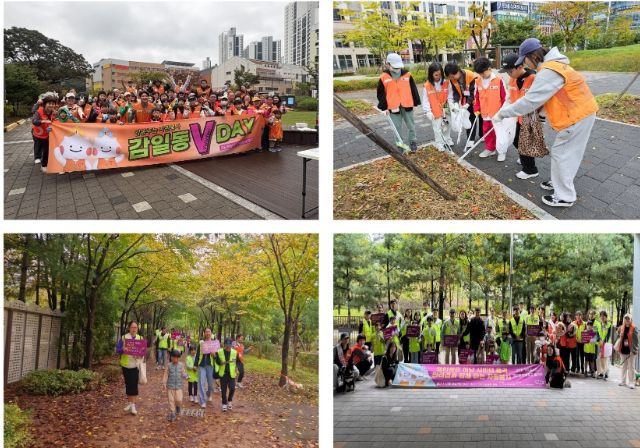 (재)하남시자원봉사센터, 하남시 곳곳에서 시민이 함께한 ‘감일동 V-DAY’ 및 ‘펫티켓 캠페인’ 봉사 진행