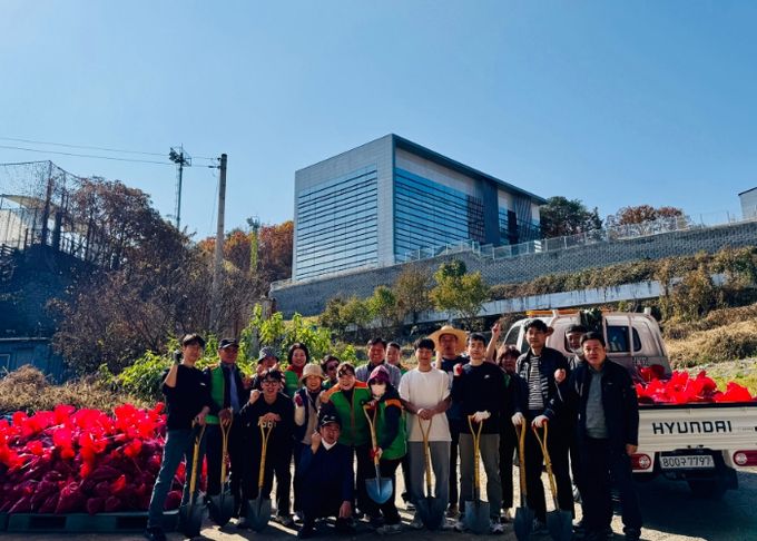 남양주시 진접읍 자율방재단, 겨울철 설해 대비 총력… 모래주머니 2,000포 제작