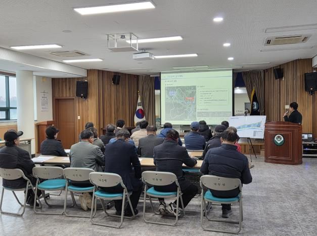 상주시 낙동 운평리 인공습지 조성사업 주민설명회 개최