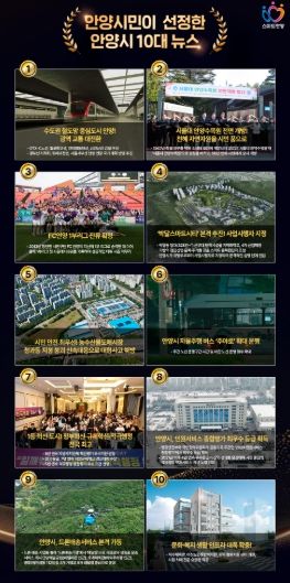 철도망 중심도시부터 서울대 안양수목원 전면개방까지…시민이 뽑은 ‘2025 안양시 10대 뉴스’