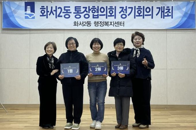 수원시 팔달구 화서2동, 2025년 통장협의회 정기총회 개최 및 신임 회장 선출