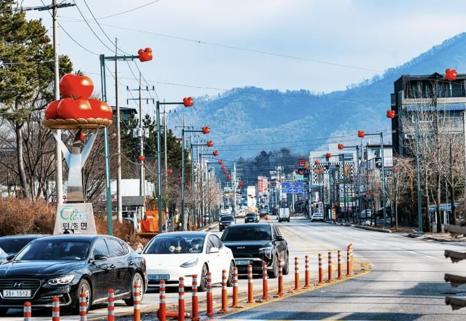 광주시, 퇴촌면 광동리에 ‘토마토 디자인 가로등’ 41기 설치