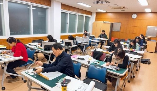 2025년 금산군립도서관 겨울방학 프로그램 모습