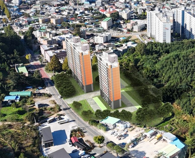 공모 선정지구(7건) 개요 1부, 만원주택 조감도