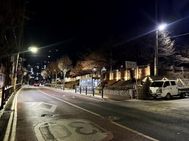 예산읍 주교리 야간경관(예산여고 일원)