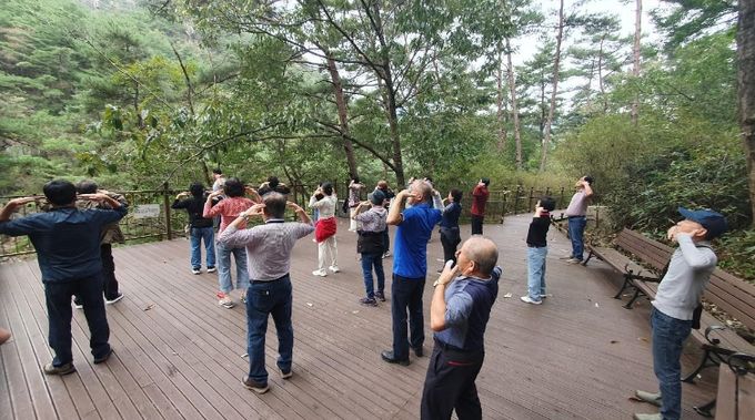 한국산림복지진흥원, 국립곡성치유의숲 ‘활기찬 노후’ 돕는 생활밀착형 산림치유 성료