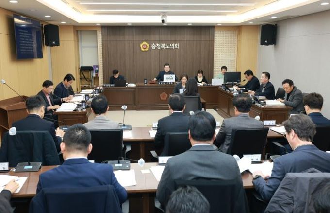 건설환경소방위, 충북개발공사·환경국 등 주요 업무계획 청취