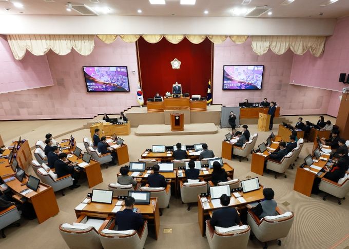 안양시의회, 제308회 임시회 개회