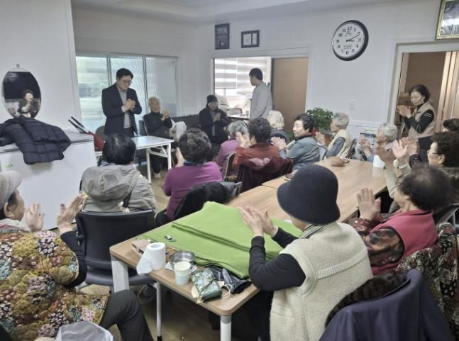 가평군 청평면, 설맞이 경로당 방문해 온기 전해