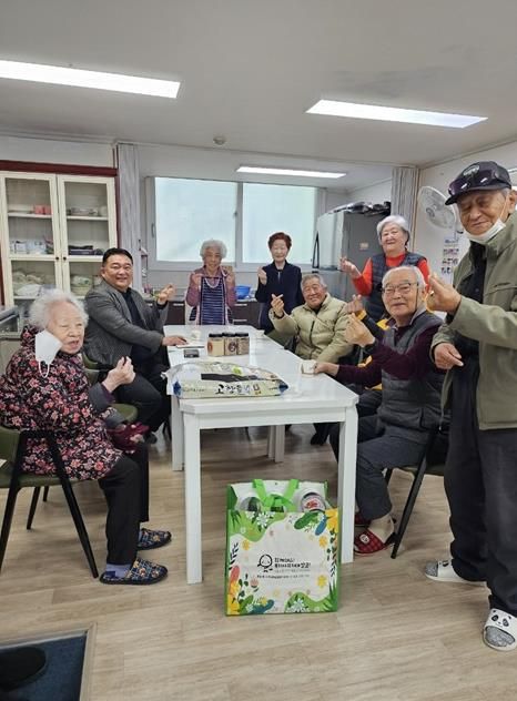 파주시 운정1동, 설 명절 앞두고 경로당 순회 방문